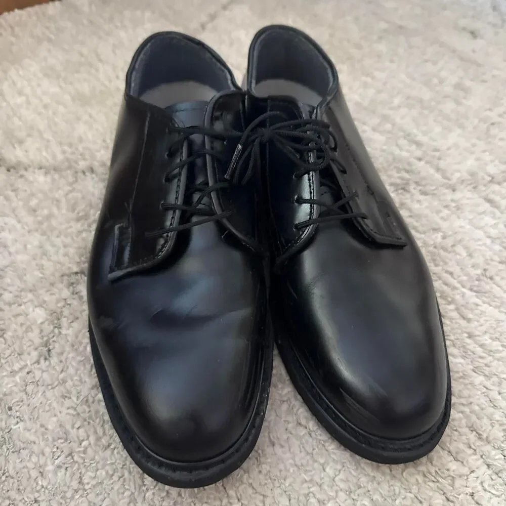 Bates Men's Black Oxfords